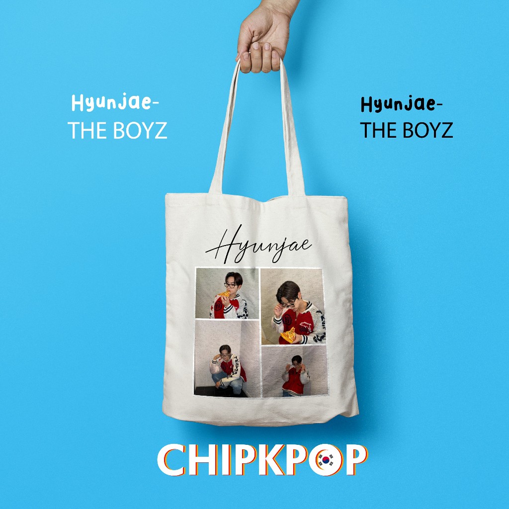 [ชุดแพ็ค] TOTEBAG HYUNJAE THE BOYZ I HYUNJAE THE BOYZ I HYUNJAE THE BOYZ TBZ KPOP I TOTEBAG KPOP I T