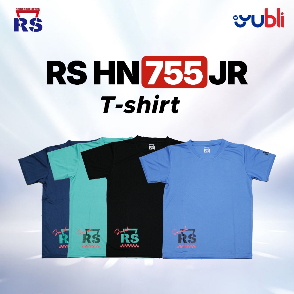 ยูบีลี | เสื้อยืด 755 JR | เสื้อยืดกีฬา RS Reinforce Speed Kids