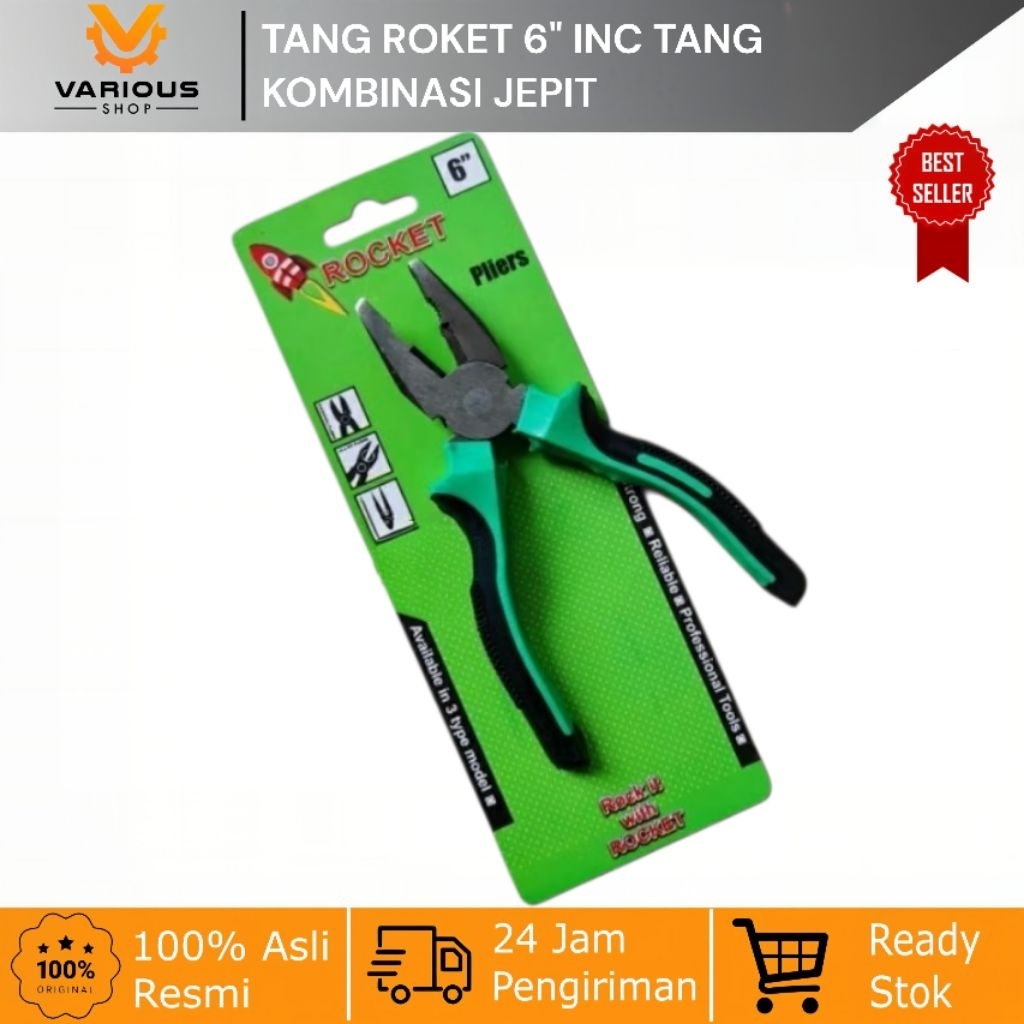 6" INC ROCKET PLIERS COMBINATION CLAMP PLIERS