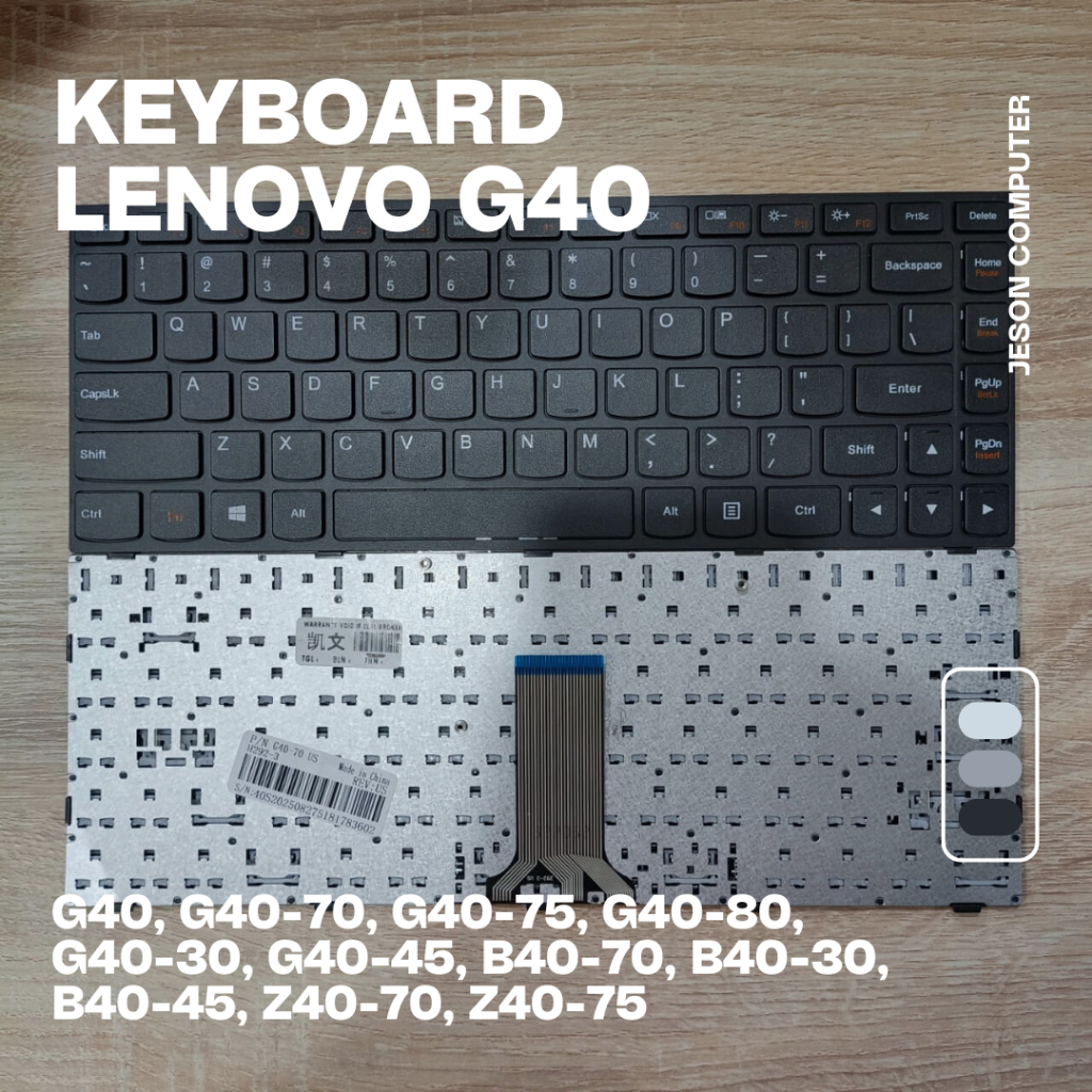 Lenovo Ideapad G40 G40-70 G40-75 G40-80 G40-30 G40-45 B40-70 B40-30 B40-45 Z40-70 Z40-75 แป้นพิมพ์แล