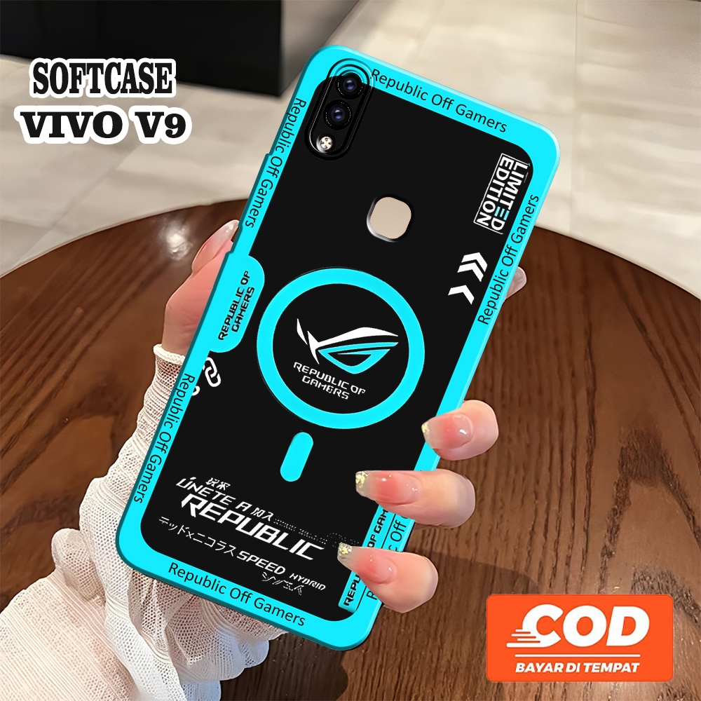 [JBCASE] ใหม่ล่าสุด VIVO V9 / VIVO V9 YOUTH SOFTCASE - Camera Protection - Aesthetic Case - macaroon