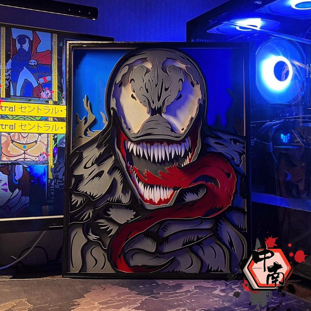 โปสเตอร์หลายชั้น Marvel Venom 3D
