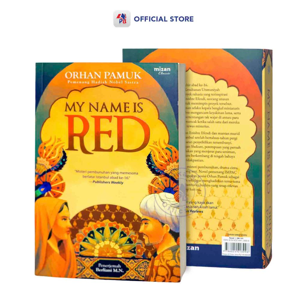 My Name Is Red Novel Book: ความลึกลับของฆาตกรรมที่ Mechaning Istanbul 16th Century - Orhan Pamuk / M