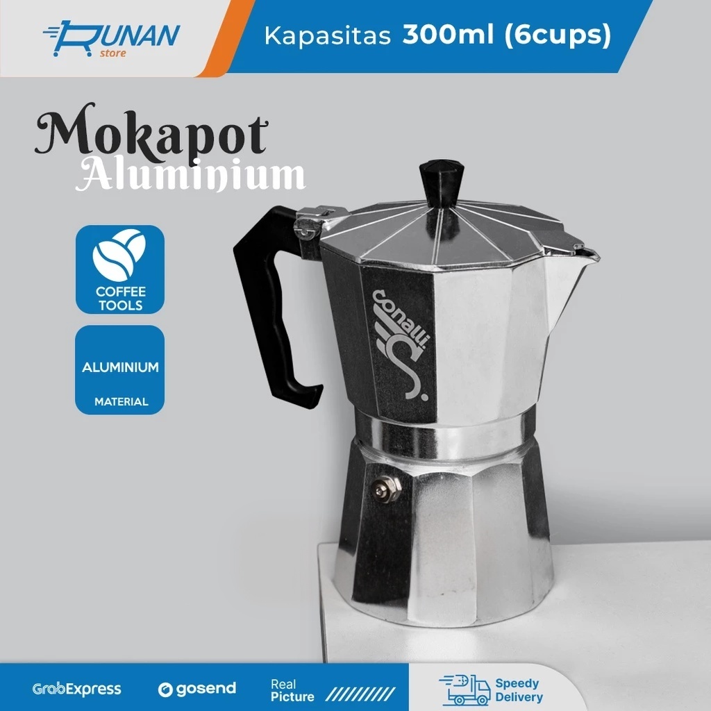 Mokapot 300ml 6 Cup Moka Pot Conalli Espresso Maker Moka Pot 300 ml 6cup