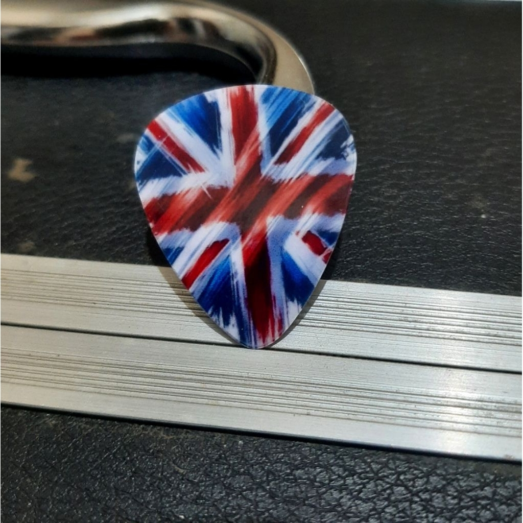 0.86mm england flag กีต้าร์ทํามือ picl
