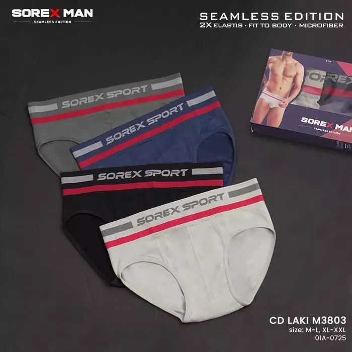 SOREX M3803 กางเกงชั้นในชาย CD SOREX SEAMLESS EDITION SPORT