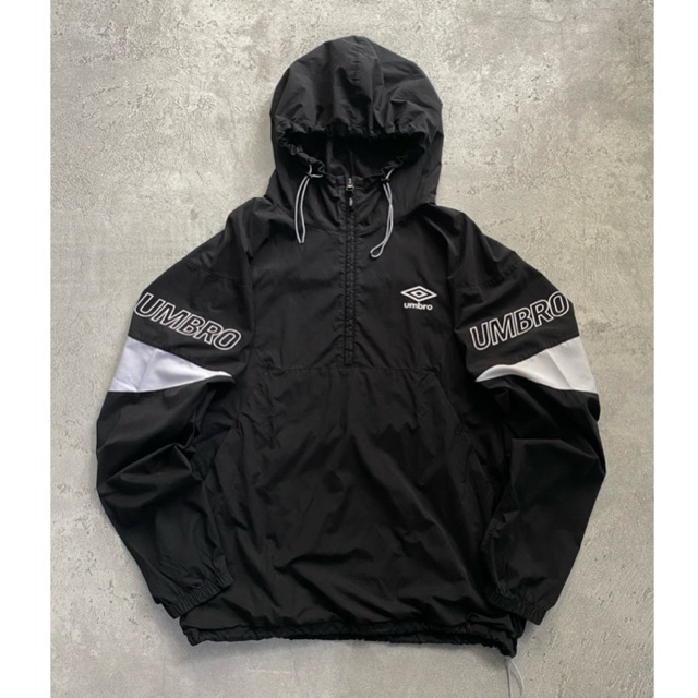Umbro Black Anork Jacket Half Zip