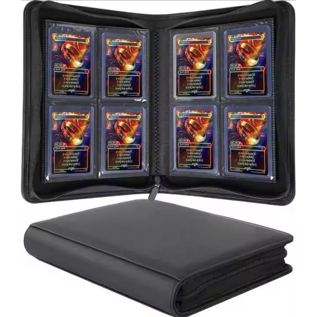 Binder Toploader 2x2 (สีดํา) Photocard อัลบั้ม Toploader อัลบั้ม Toploader การ์ดโปเกมอน | Pockethon 