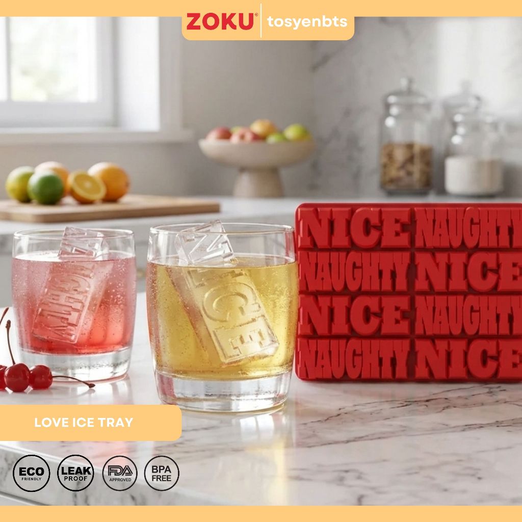 [HOT DEALS] Zoku Love Ice Tray - แม่พิมพ์ก้อนน้ําแข็งที่ไม่ซ้ํากัน - แม่พิมพ์ก้อนน้ําแข็งซิลิโคน - แ