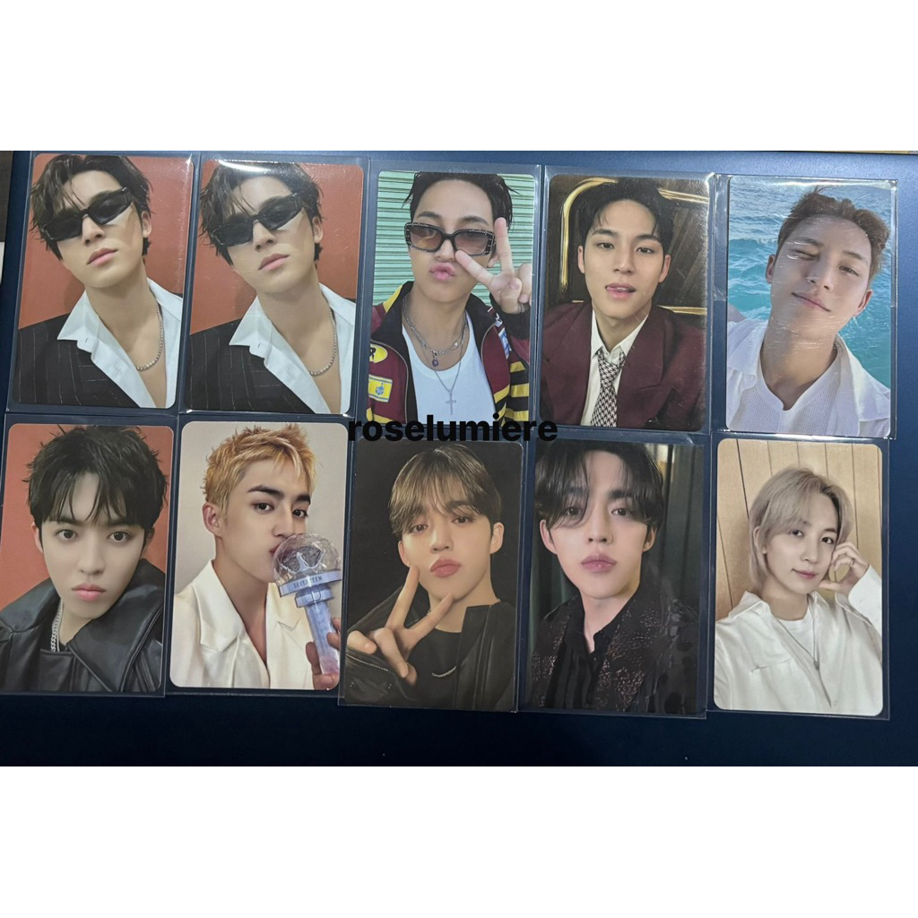 SEVENTEEN โฟโต้การ์ด CXM SCOPPS MINGYU JEONGHAN KPOP โฟโต้การ์ด PLEDIS CHOI SEUNGCHEOL KIM MINGYU YO