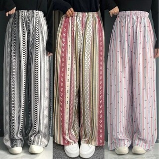 Celana Panjang Wanita Kulot Hommy Motif Rayon Viscose Premium Jumbo Adem Model Terbaru Kekinian Termurah Bisa COD