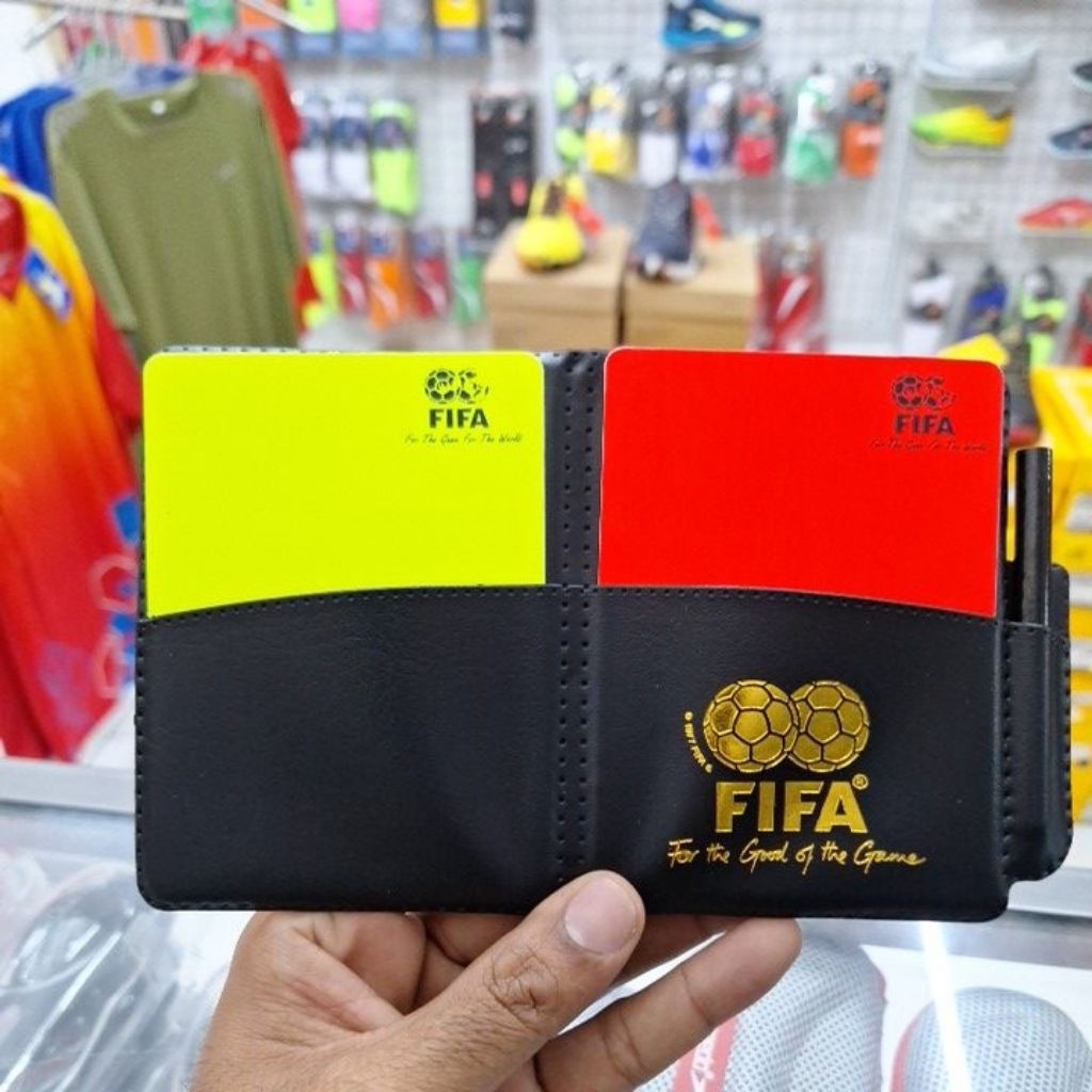 MERAH REFEREE CARD PLUS BOOK AND PENCIL / การ์ดสีแดง