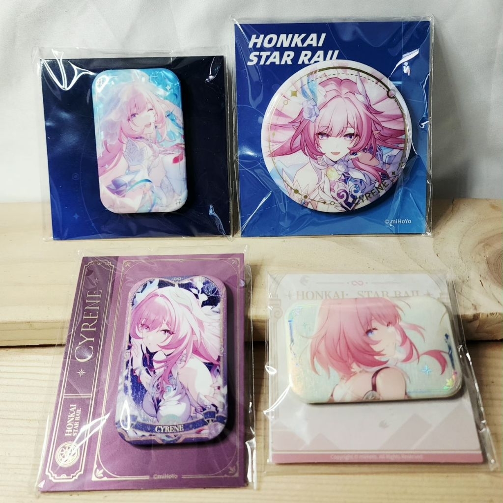 Ready Original Elysia / Cyrene Honkai Star Rail HSR Badge Pin Merch Mihoyo สินค้า