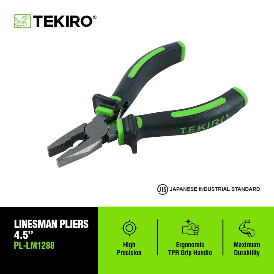 TEKIRO COMBINATION PLIERS 4.5" 7 BUNDLE และ 8 BUNDLE COMBINATION PLIERS