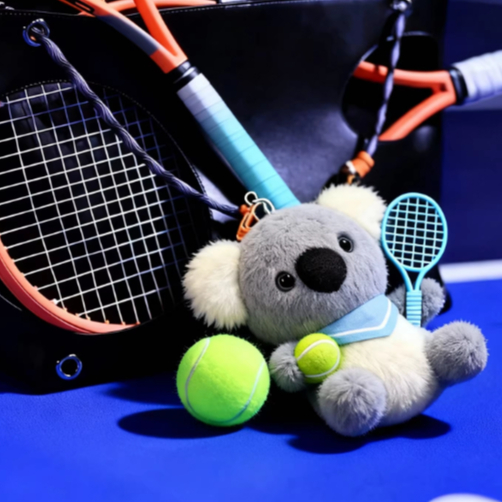 GANTUNGAN Koala Tennis Padel พวงกุญแจ / พวงกุญแจ Kala Tennis Padel / อุปกรณ์เสริมกระเป๋าน่ารัก