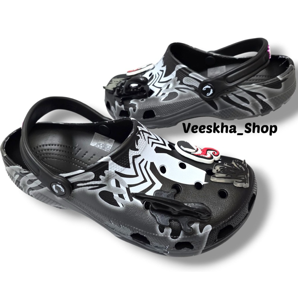 CRQCS CLASSIC VENOM ADULT SANDALS/CLASSIC VENOM/MENS SANDALS (MIRIP CROCS CLASSIC VENOM)