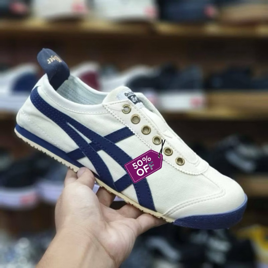 Onitsuka MEXICO 66 รองเท้าผ้าใบคู่ผู้ชายรองเท้าลําลองรองเท้ากีฬา