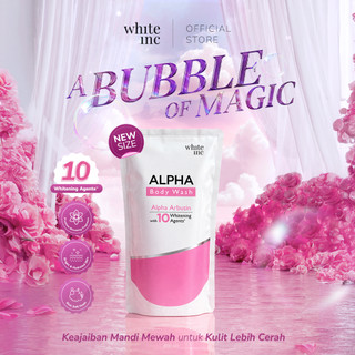 [REFILL] White Inc Alpha Glowhite Refill Pouch Body Wash 350ml | Sabun Pencerah dengan Aroma Wangi Mewah & Tahan Lama BPOM Halal Official Store