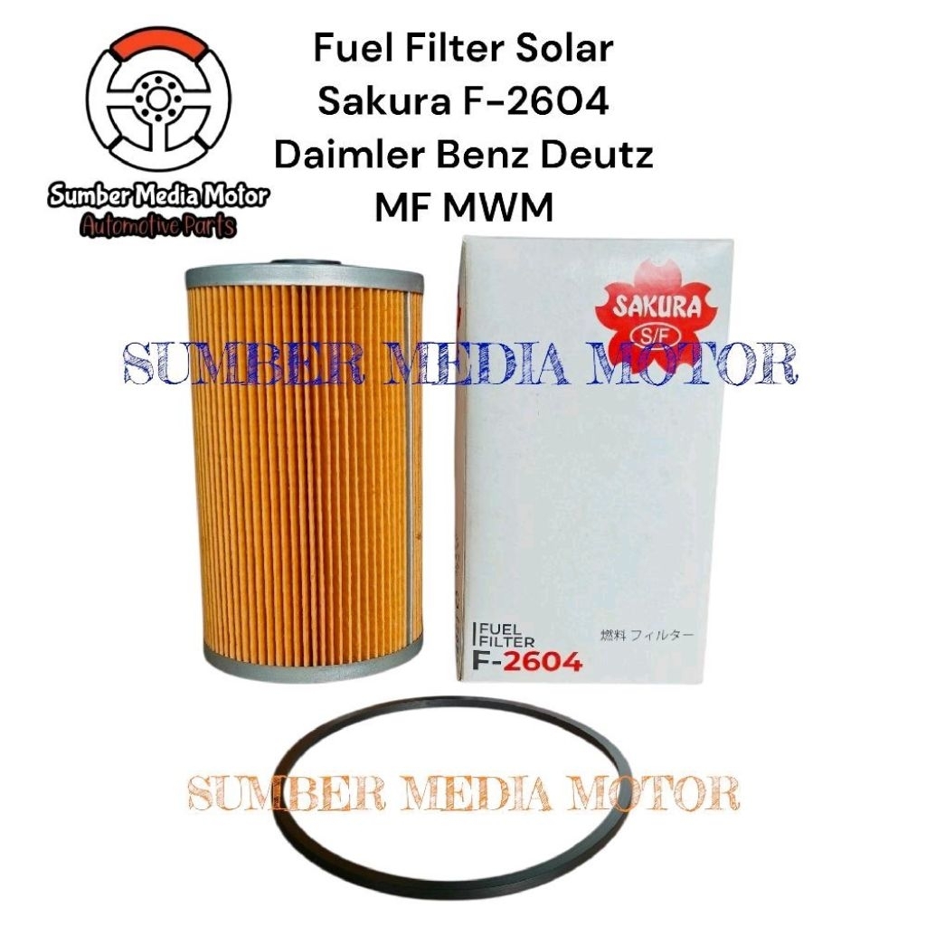 ซากุระกรองน้ํามันเชื้อเพลิงดีเซล F-2604 Daimler Bens MF MWM