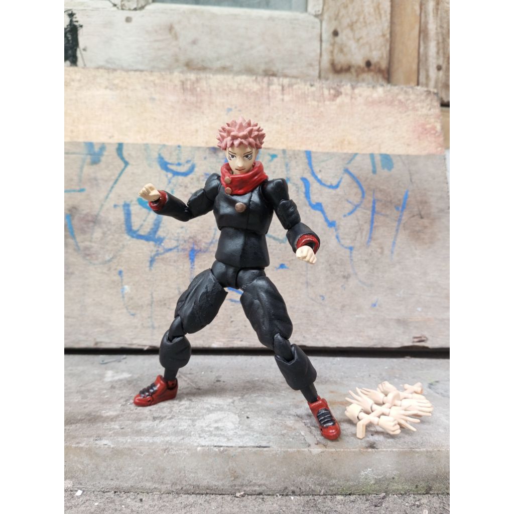 Shf Yuji itadorii รูปการกระทําที่กําหนดเอง ryomen sukuna jjuitsu kaisen jjk อะนิเมะ toji fushiguro G