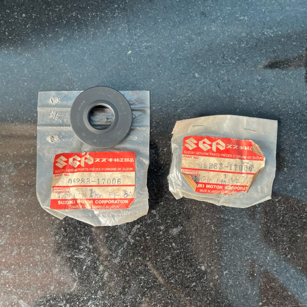 ซีลเกียร์หน้าสําหรับ Suzuki tornado rc110 fr80 17x40x7 original Nos japan 09283-17006