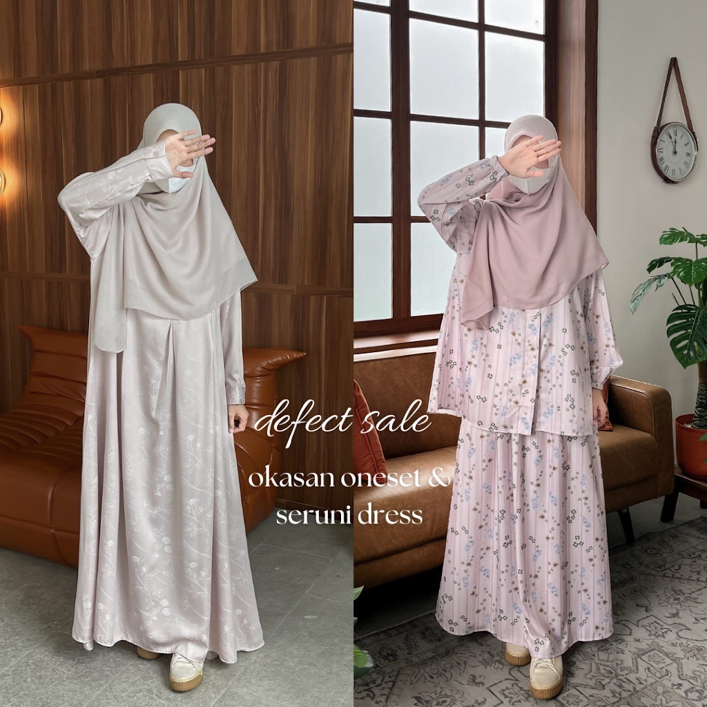DEFECT OKASAN ONESET & SERUNI DRESS