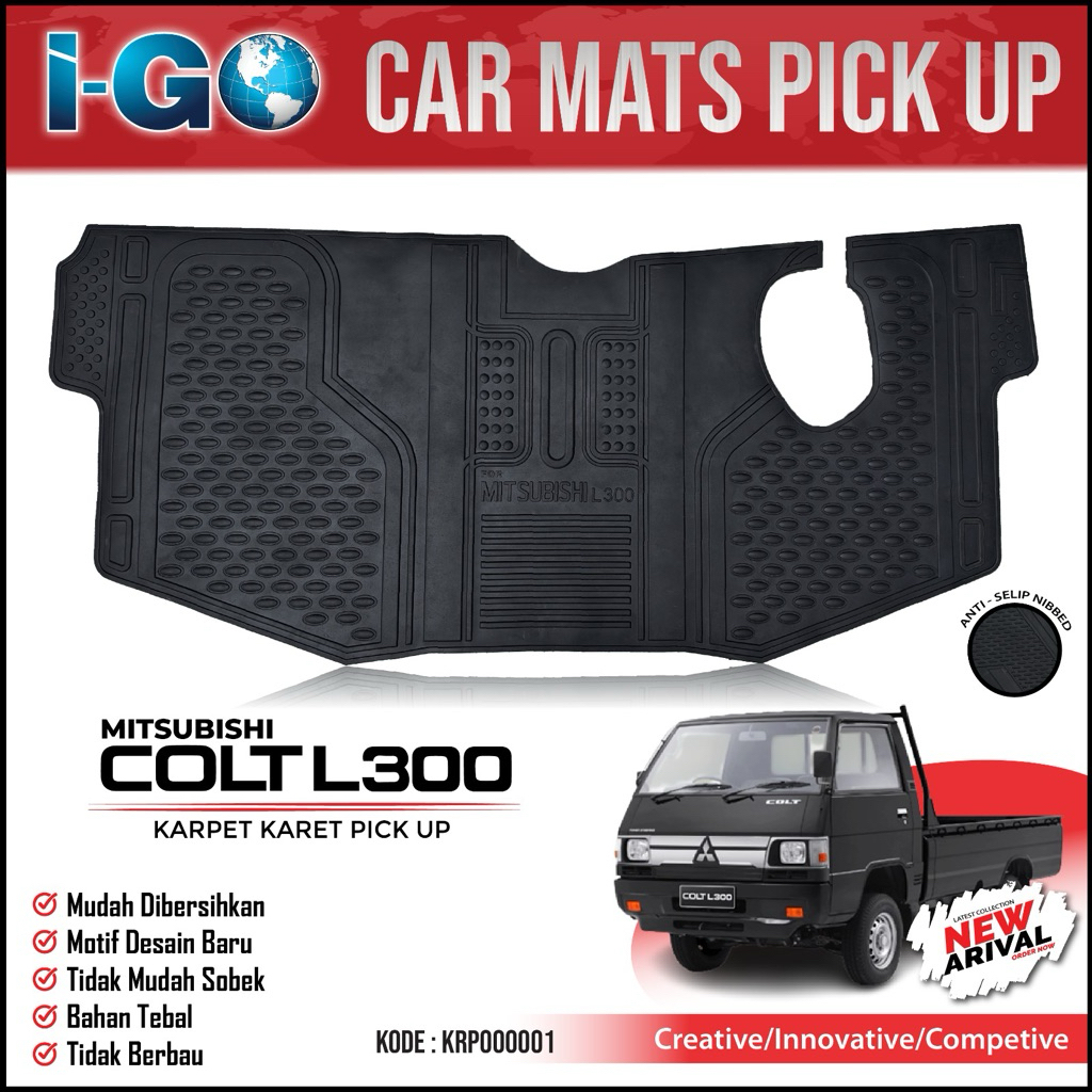 พรมแอร์สีดํา Mitsubishi L300 L 300 Pick Up