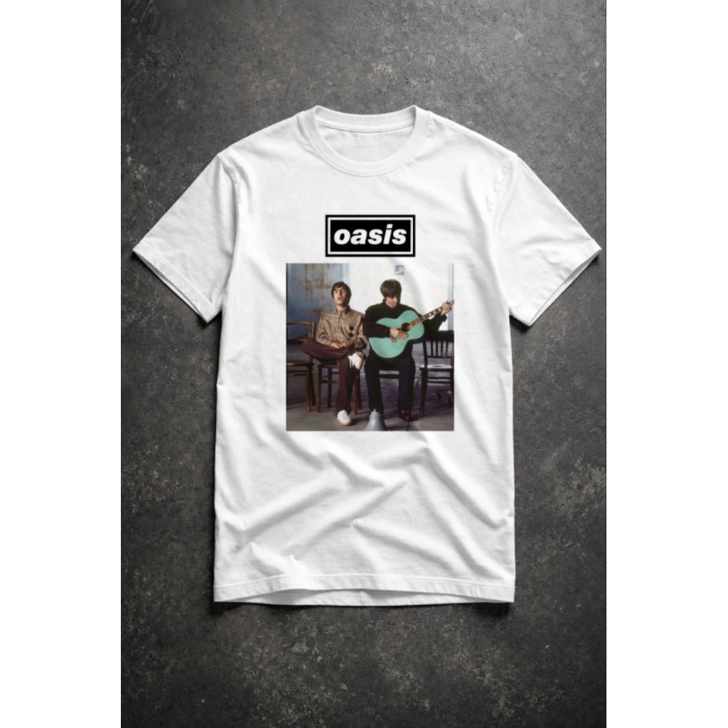 OASIS BAND เสื้อยืด | เสื้อยืด NOEL และ LIAM GALLAGHER