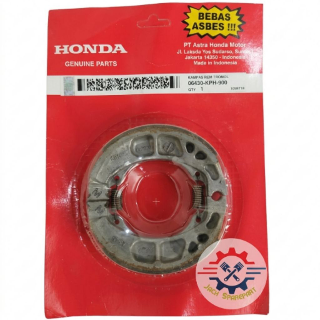 ผ้าเบรคหลังดรัมสําหรับ Honda Supra X 125 Karisma Revo Blade 06430-KPH-900