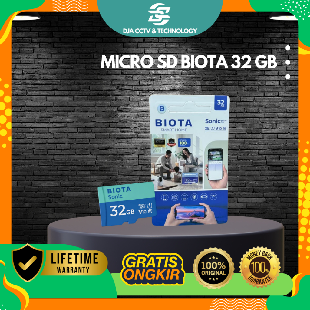 BIOTA SONIC MICRO SD 32GB/64GB/128GB
