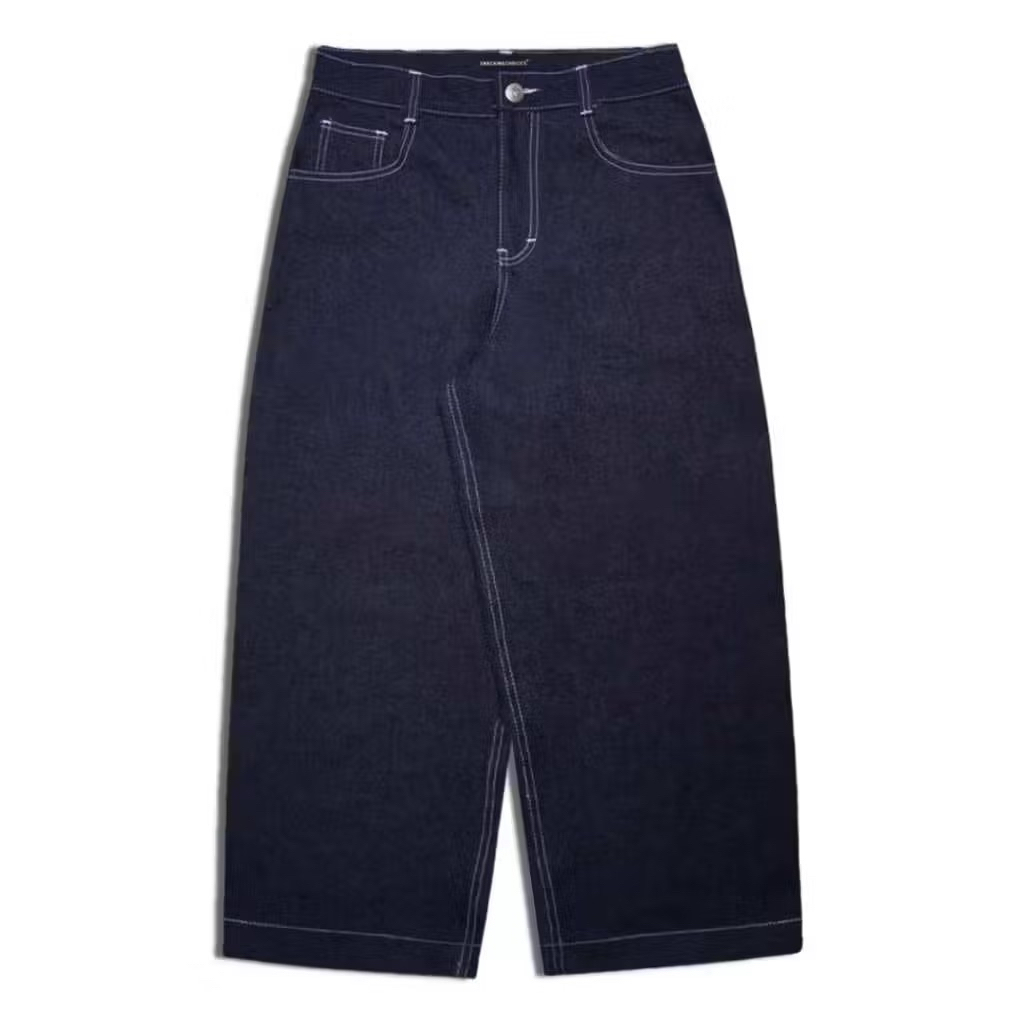 - RAW DENIM BAGGY - กางเกงยีนส์ LONG PANTS - RAW DENIM BALLOON