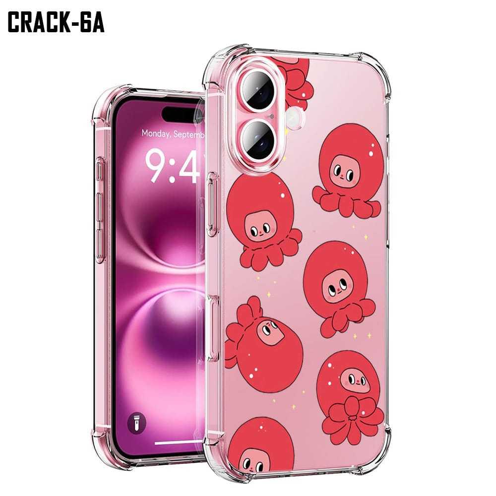 Realme Narzo 50A Case Starfy สามเป็ด/Starfy MILK OCTOPUS Softcase ถุงลมนิรภัย Crack Soft Camera Case