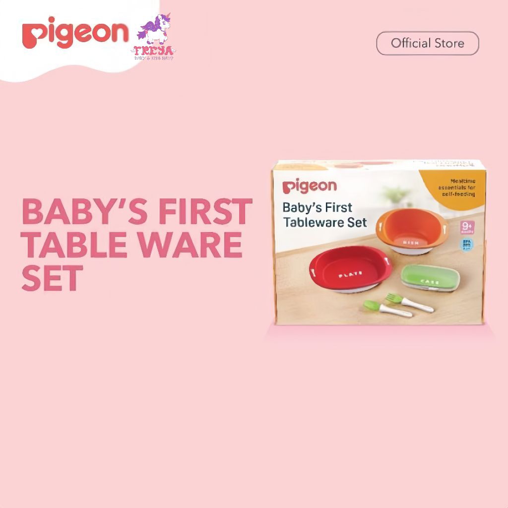 Pigeon - ชุดอาหารแรกของเด็กทารก | MPASI Eating Utensils - ชุดของขวัญ