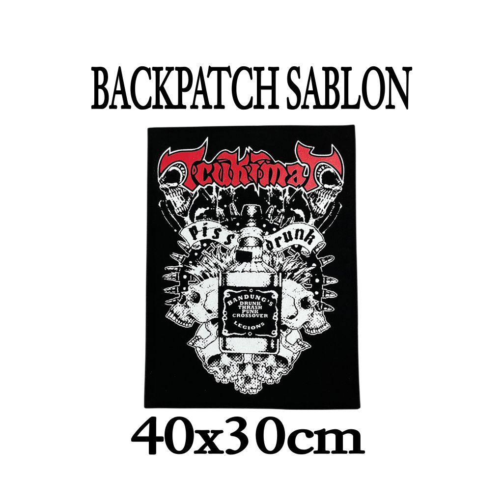 QUALITY TCKMAY SCREEN PRINTING BACKPATCH/SCREEN PRINTING PATCH