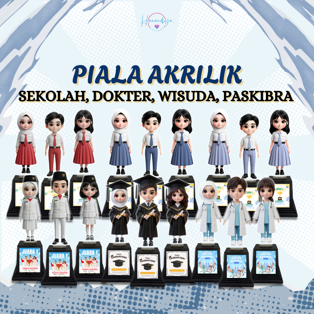 สติ๊กเกอร์ถ้วยอะคริลิกแบบกําหนดเอง, SOUVENIRS, MEMORIES และของขวัญ, SCHOOL UNIFORMS, GRADUATION, PAS