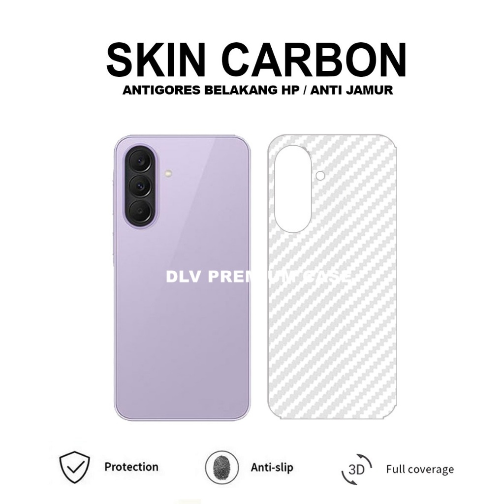 SAMSUNG A06 4G SAMSUNG A06 5G SAMSUNG A37 5G SAMSUNG A57 5G SAMSUNG A55 SKIN CARBON TRANSPARKENT ANT