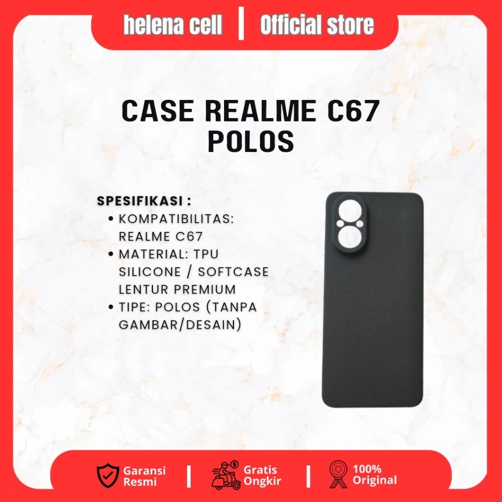 Realme C67 เคสธรรมดา
