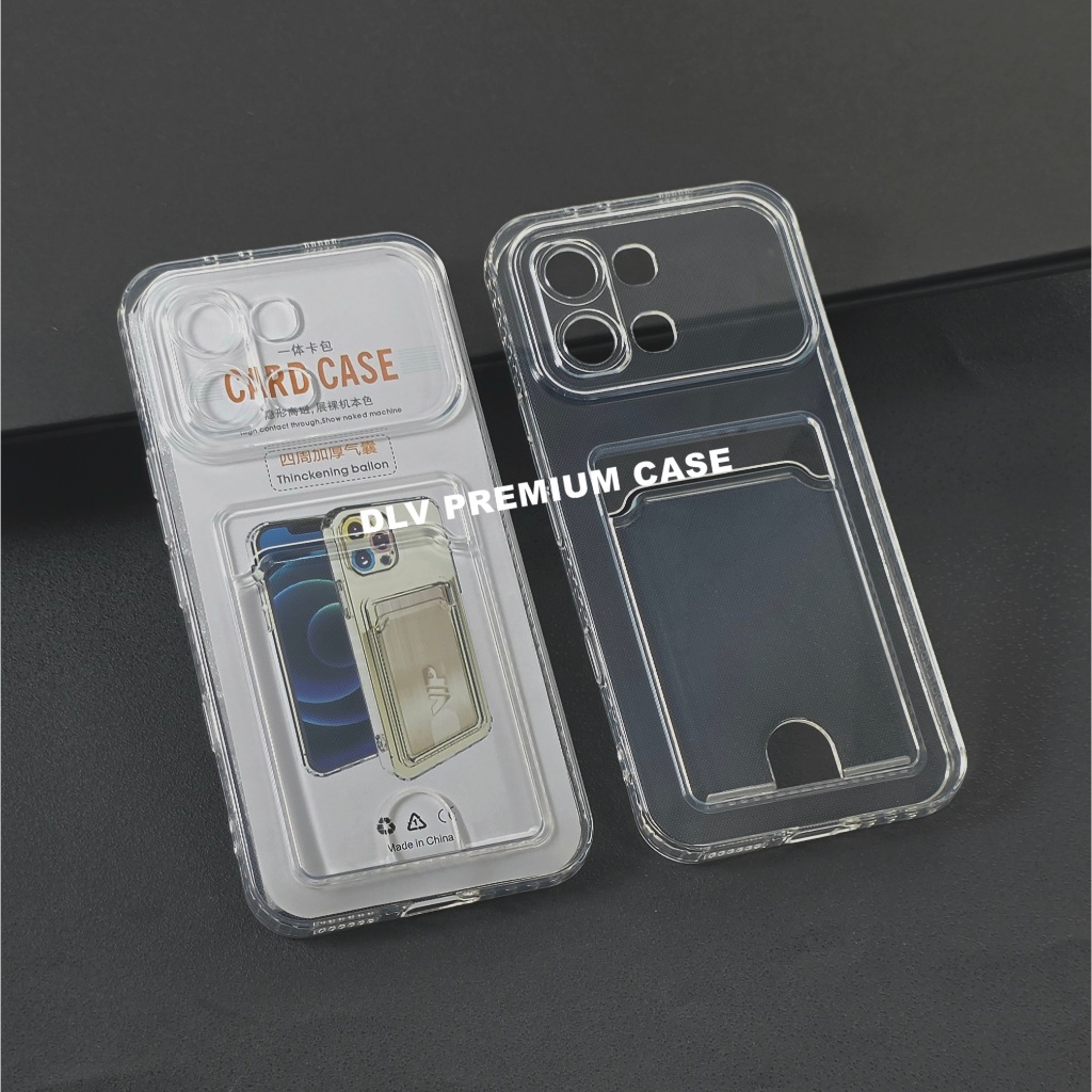 INFINIX NOTE EDGE 5G SOFTCASE CARD CASE CLEAR CARD SLOT CASE INFINIX NOTE EDGE 5G