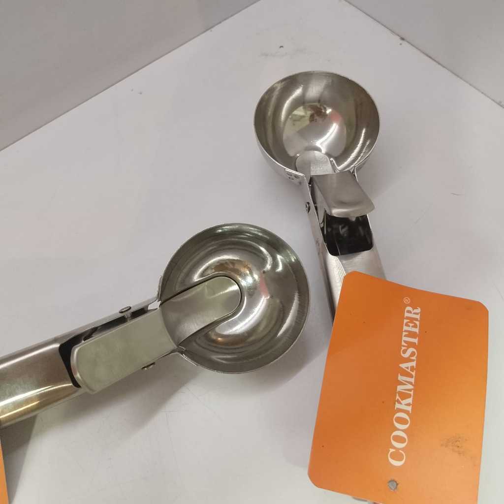 COOKMASTER ICE CREAM SCOOP / STAINLESS STEEL ICE CREAM SCOOP / PREMIUM ICE CREAM SCOOP / PROFESSIONA