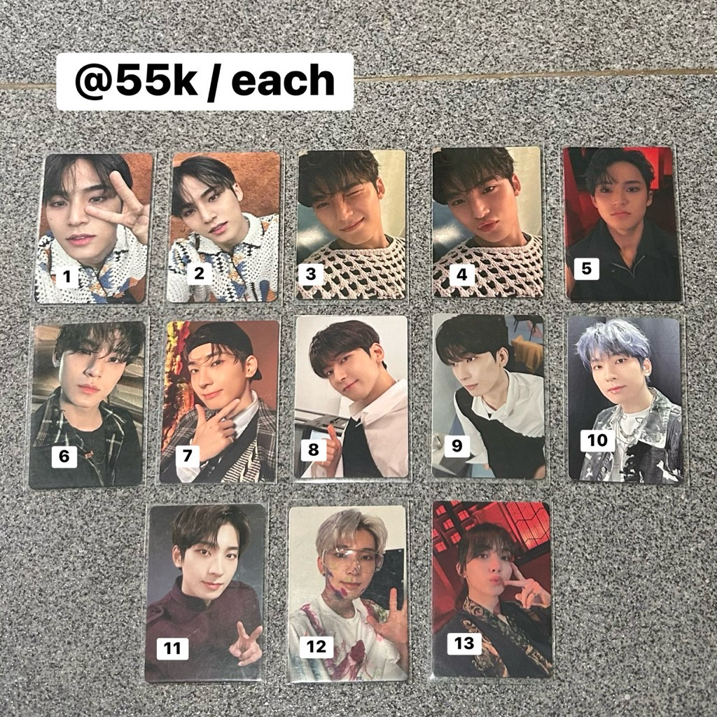 ลดล้างสต๊อก All About Seventeen Photocard Album Non Album Wonwoo Mingyu Jeonghan Photocard Seventeen