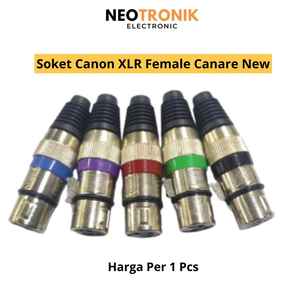 ซ็อกเก็ต Canare ตัวเมีย Canon XLR ใหม่