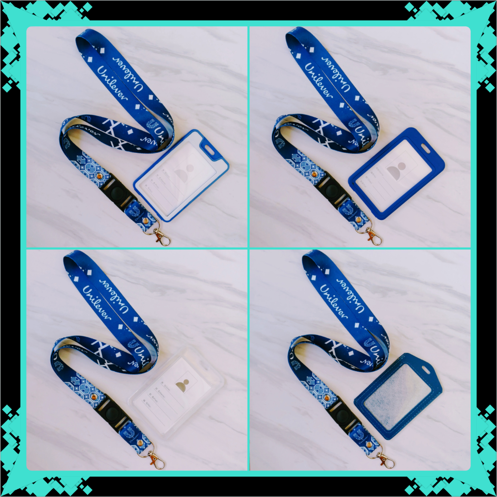 GANTUNGAN Unilever ID Card Lanyard & Frame, Holder, ID Card Holder