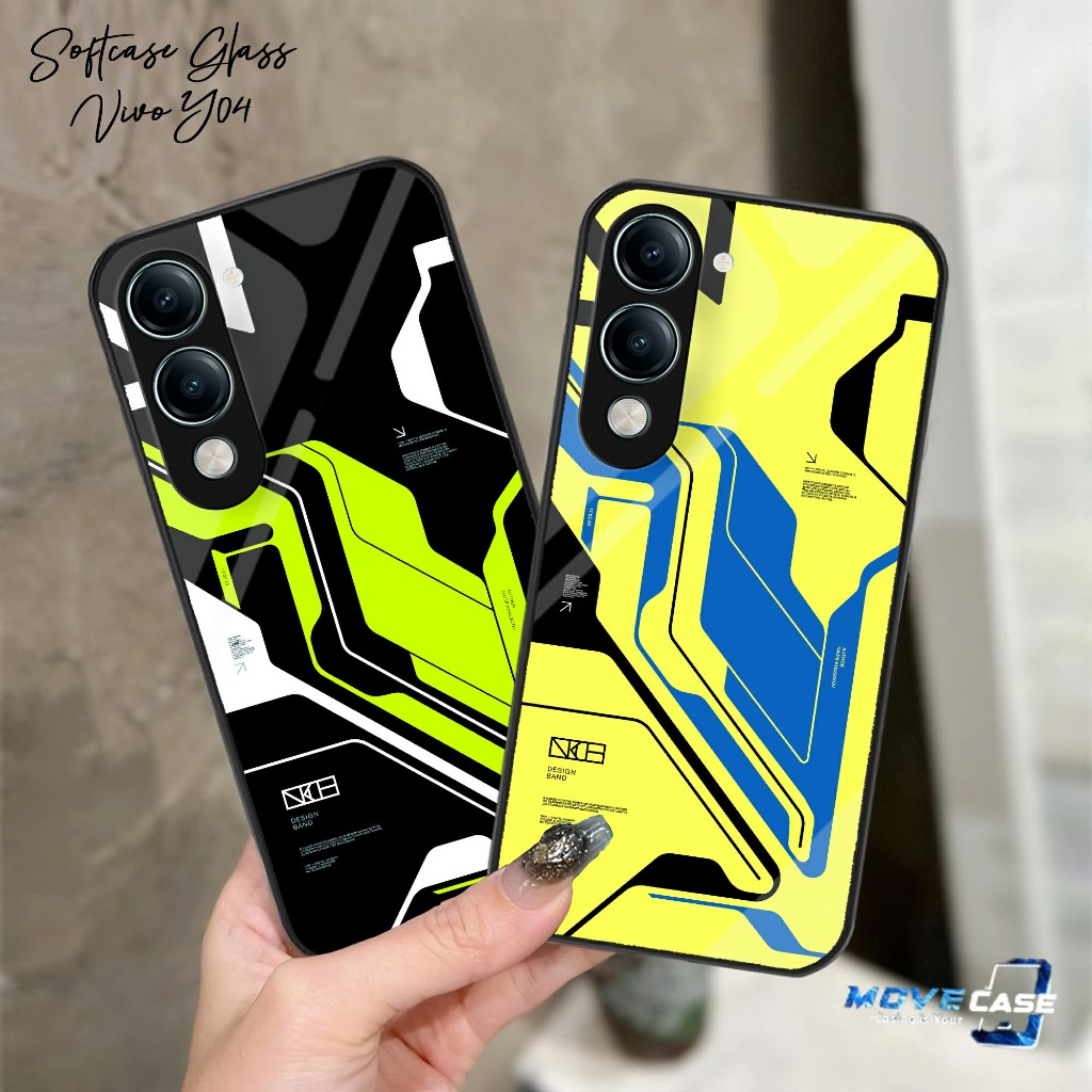 MV838 Softcase Glass VIVO Y04 - เคสซิลิโคน VIVO Y04 ล่าสุด - เคส VIVO Y04 ตัวป้องกันโทรศัพท์มือถือ