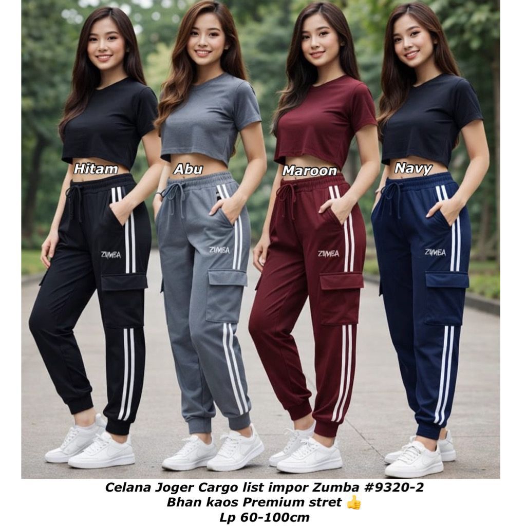 กางเกงจ็อกเกอร์คาร์โก้ zumba 9320
