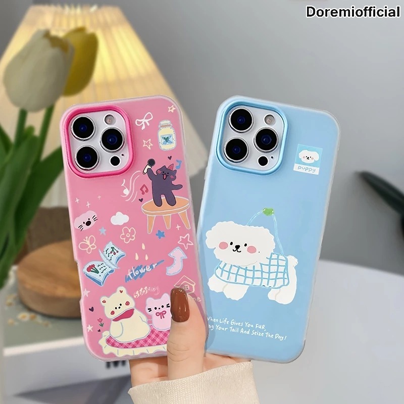 HAPPY PAW SHOCKS SQUAD + REQUEST PHOTO CASE JELLY 2 IN 1 สําหรับ XIAOMI REDMI NOTE 7 8 9 10 11 12 13