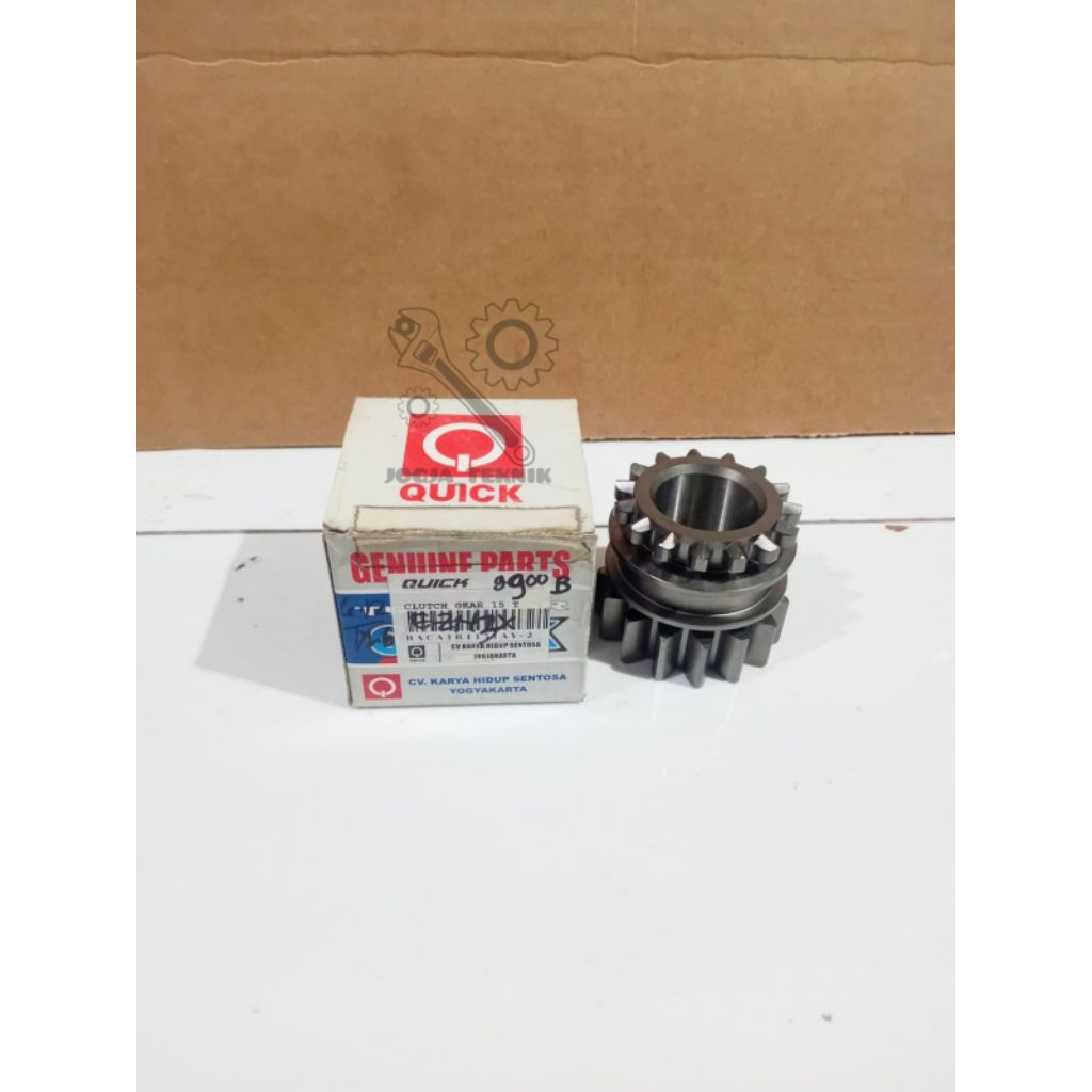 เกียร์คลัตช์ 15T รถแทรกเตอร์ Quick G900 Original / อะไหล่รถแทรกเตอร์ Quick Clutch Gear 15T G900 ของแ