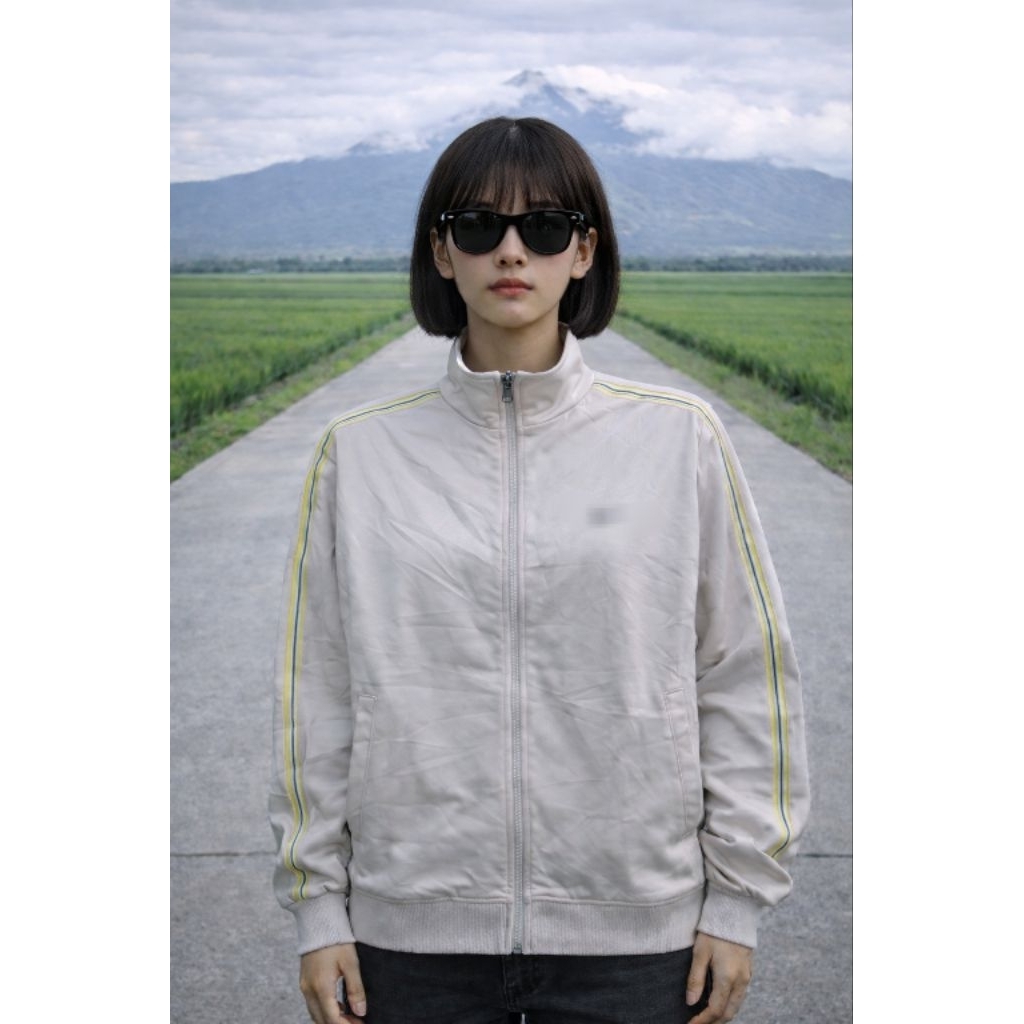 (Y2K/BNWT/NEW) เสื้อแจ็คเก็ตผู้หญิง Tracktop N*KE 0R1Size M สําหรับสาว (P61 x L54)