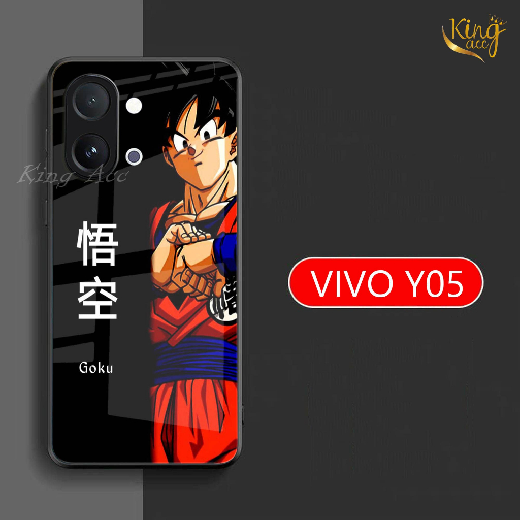 HP Glitter Glass เคสโทรศัพท์สําหรับ Vivo Y05 - เคสโทรศัพท์ Vivo Y05 - K55