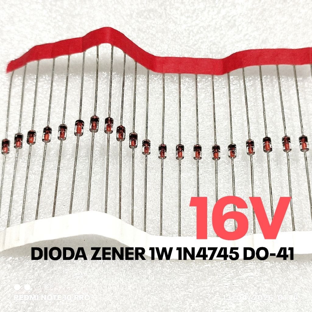 (5 ชิ้น) DIODE ZENER 1W 1WATT 16V 16V DIEDE 1N4745 1N 4755 IN4745 IN 47545 DIP DO-41 ST