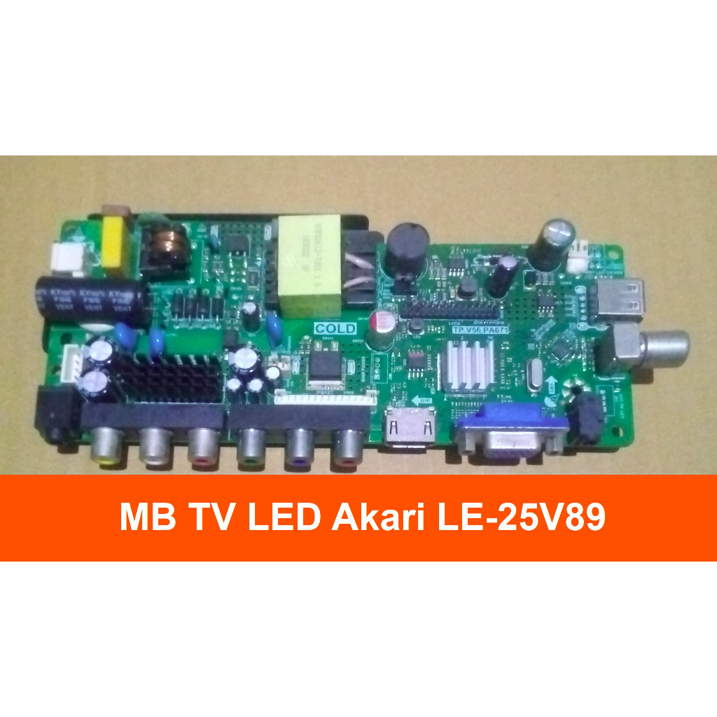 MB - AKARI 25 INCH LED TV เมนบอร์ดรุ่น LE-25V89
